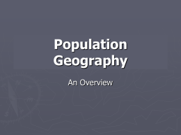 Population Geography - University of Missouri–St. Louis