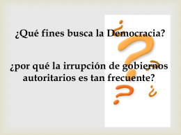 DICTADURAS Y DEMOCRACIAS EN EL MUNDO