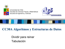 CC30A Algoritmos y Estructuras de Datos