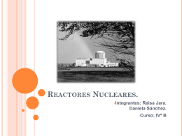 Reactores Nucleares.