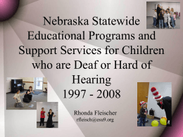 Nebraska Statewide Educational Programs and Support
