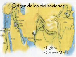Origen de las civilizaciones