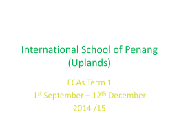 International School of Penang (Uplands)