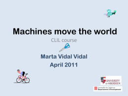 UNIT the machines move the world