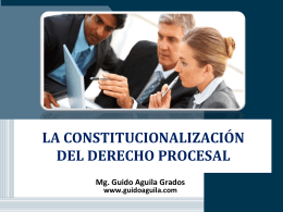 Diapositiva 1 - Guido Aguila Grados, Docente en Derecho