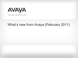 Avaya Internal Template for PowerPoint 2003