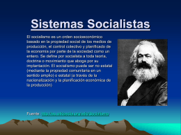 Sistemas Socialistas