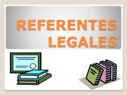 REFERENTES LEGALES - IHMC CmapServer 5.04