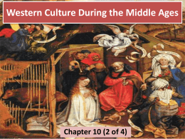 Western Culture During the Middle Ages