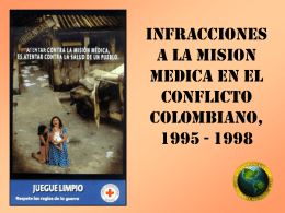 INFRACCIONES A LA MISION MEDICA Colombia, 1995