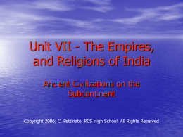 The Empires, and Religions of India