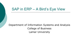 SAP - College of Business