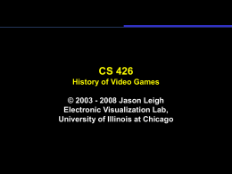 CS 426 : Multimedia - University of Illinois at Chicago