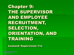 Supervision: Concepts and Practices 11e