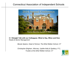 Connecticut Association of Independent Schools