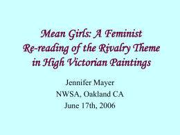 Mean Girls: A Feminist Re-reading of the Rivalry Theme in