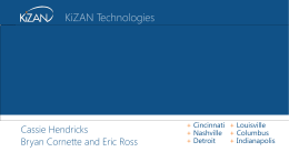 Cassie Hendricks - KiZAN Technologies LLC