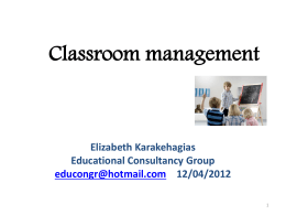 Classroom management - Community Languages Australia