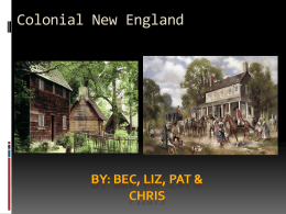 Similarities between modern and Colonial New England