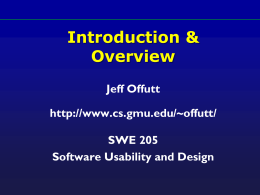 632: Introduction & Overview