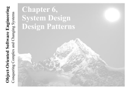 Lecture 3 for Chapter 6, System Design