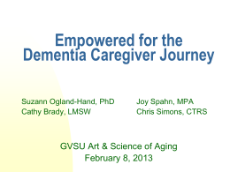 Dementia Detailing - Grand Valley State University