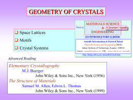 Crystal Geometry