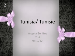 Tunisia/ Tunisie - Klein Independent School District
