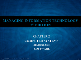 Ch 2 - Computer Systems