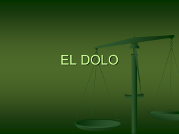 EL DOLO - Justicia Forense