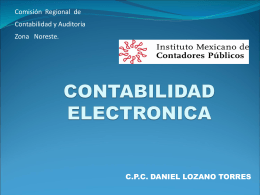 CONTABILIDAD ELECTRONICA - Instituto Mexicano de