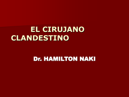 EL CIRUJANO CLANDESTINO