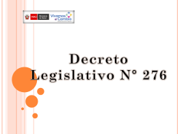 Decreto Legislativo 276