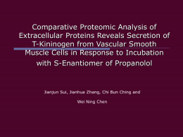 Comparative Proteomic Analysis of Extracellular Proteins