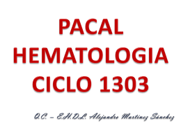 PACAL HEMATOLOGIA CICLO 1201