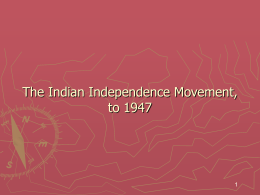 Chapter 30 Striving for Independence: Africa, India, and