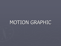 MOTION GRAPHIC - Multimedia University