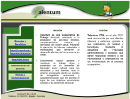Diapositiva 1 - Talentum - Cooperativa de trabajo asociado