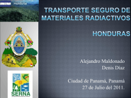 TRANSPORTE SEGURO DE MATERIALES Radiactivos …