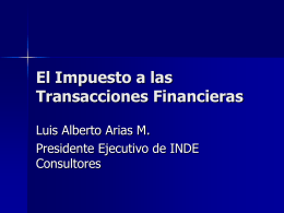 Diapositiva 1 - INDE Consultores