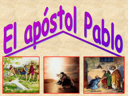 Apostol pablo - Iglesia de Cristo
