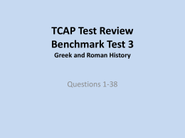 TCAP Test Review Benchmark Test 3