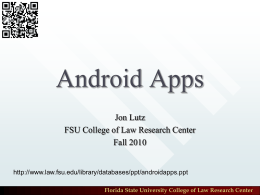 Android Apps - Home | FSU College of Law