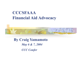 Advocay - CCCSFAAA