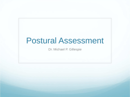 Postural Assessment - Chiropractor Manhattan