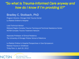 So What is Trauma -Informed Care Anyway, and How Do I …