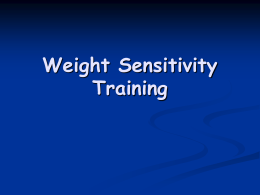 Patient Sensitivity Training