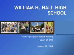 William H. Hall High School
