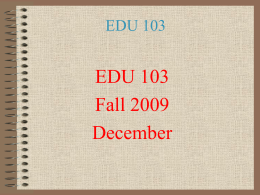 EDU 383 Teaching Strategies