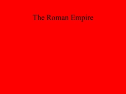 The Roman Empire - Midlands Technical College